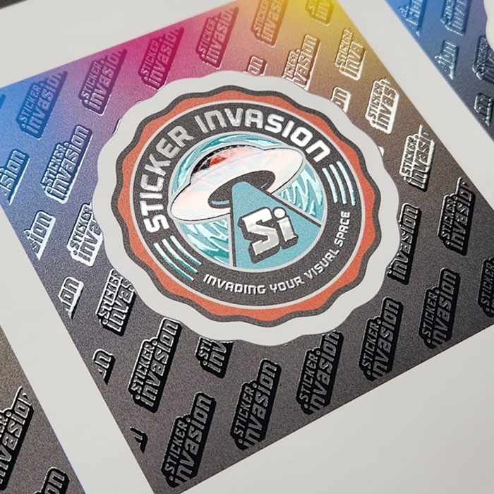 Embossed Sticker