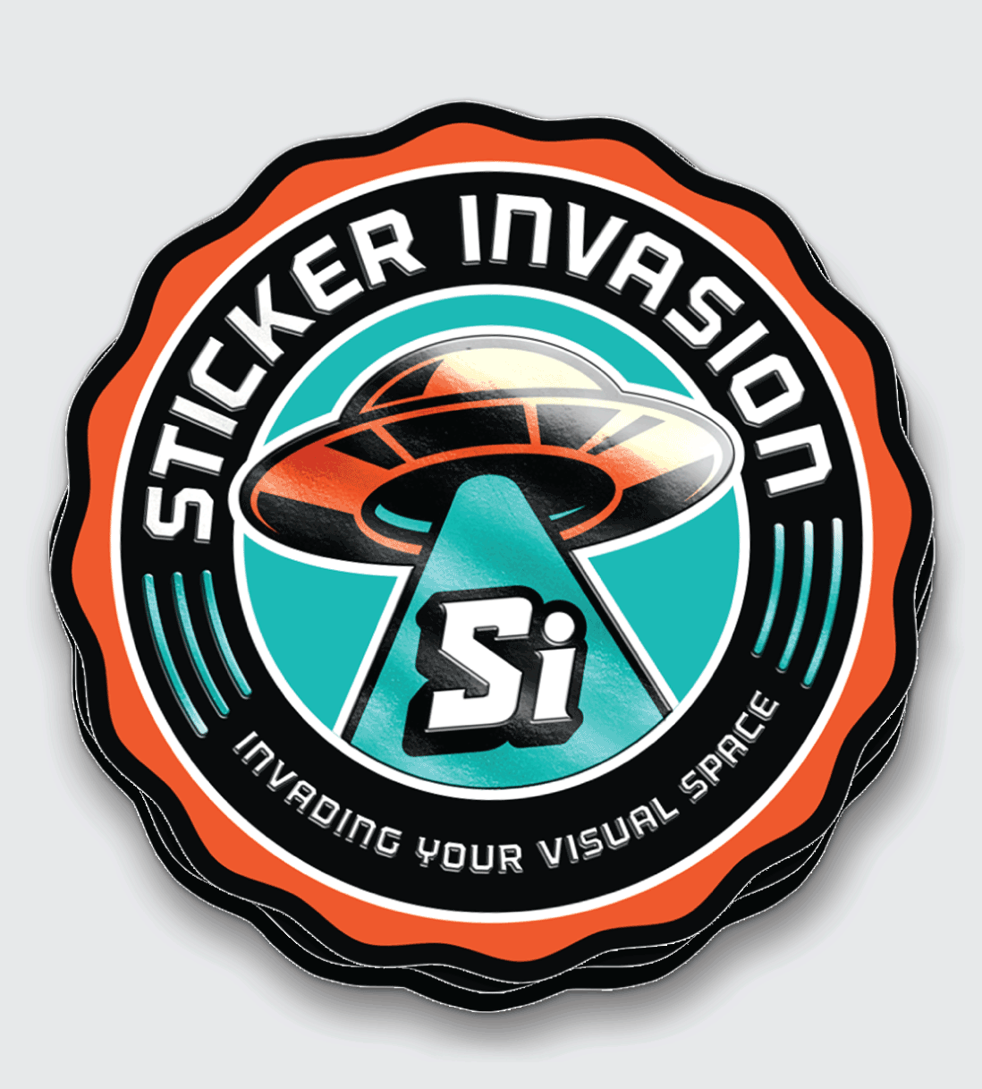 Embossed Stickers